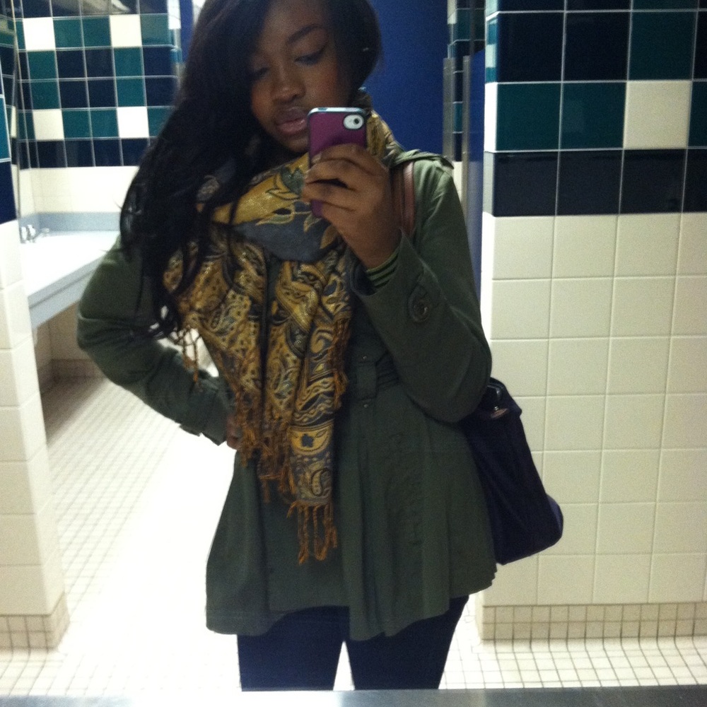 Army green jacket